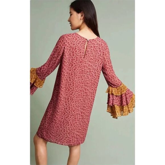 ANTHROPOLOGIE VARUN BAHL Lanara Shift Dress Size small - Picture 3 of 10